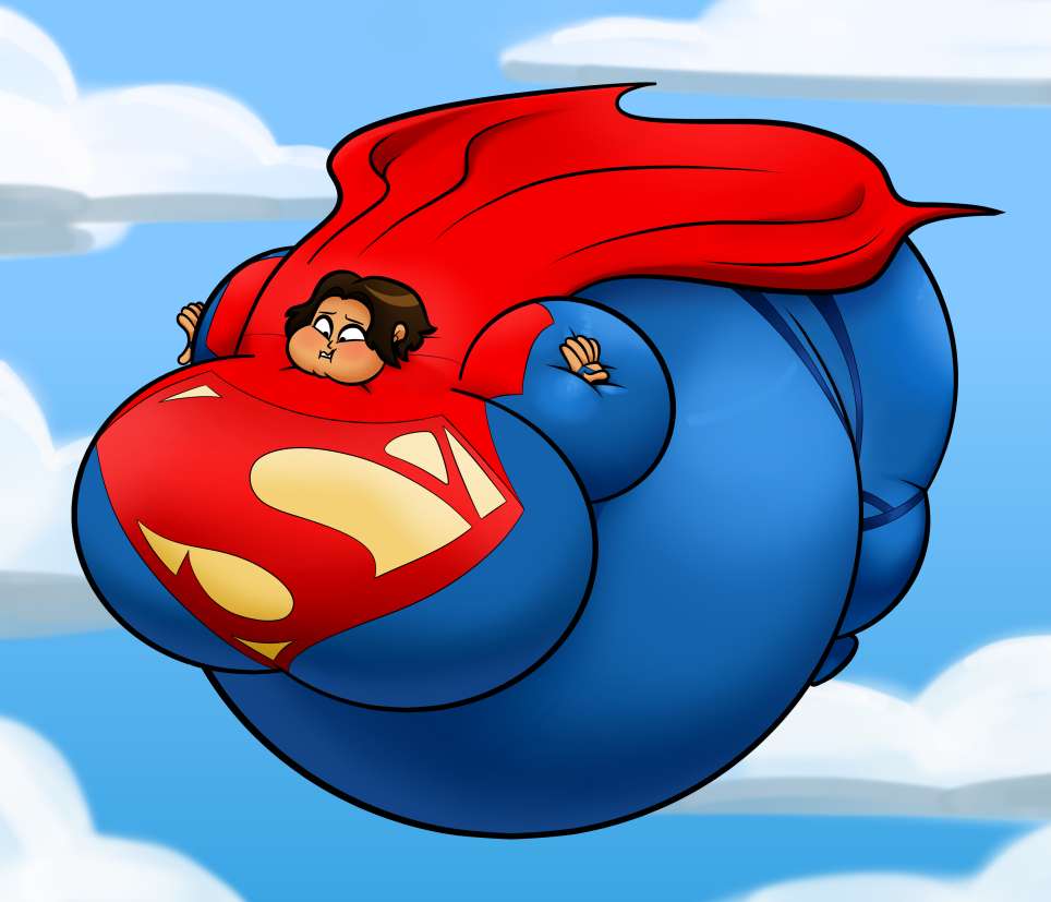 Deviantart Inflation Half Supergirl inflation by Sergi0Cipactli on DeviantArt