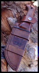 Bk2 leather sheath