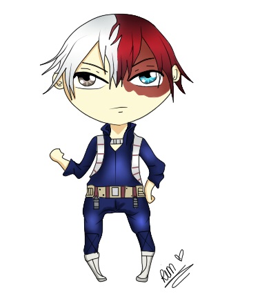 Chibi todoroki shoto by kurosawaayumi on DeviantArt