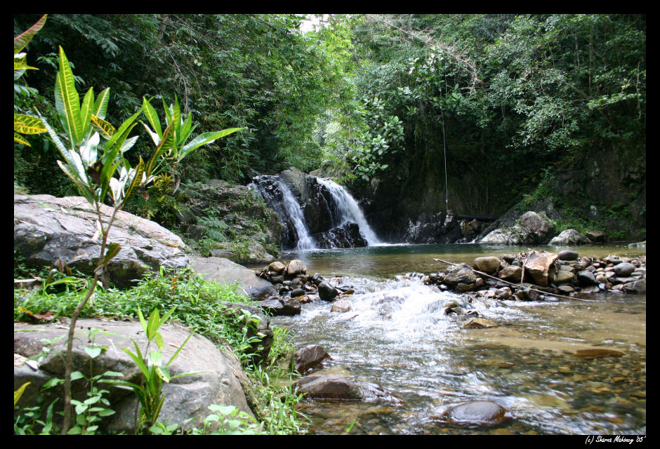 Fiji waterfall