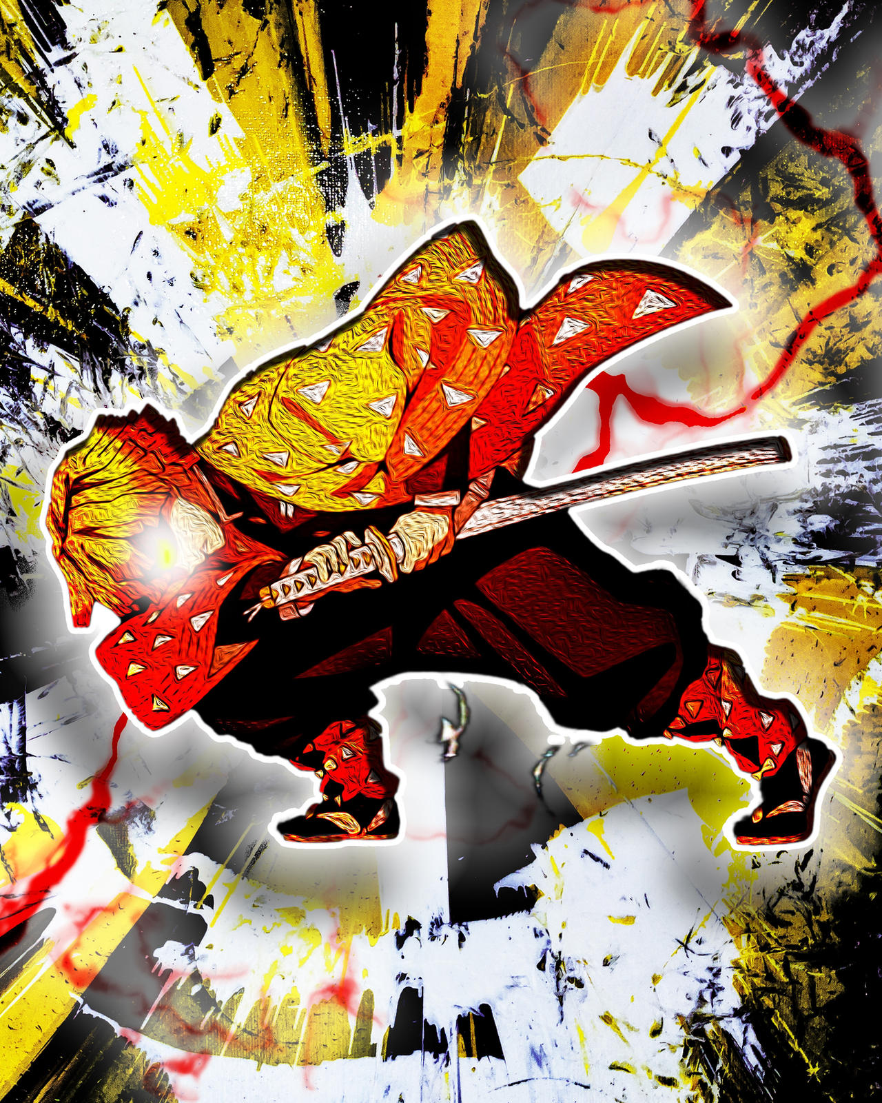 Thunder First Form Thunder Breathing First Form by cobykinnear on DeviantArt