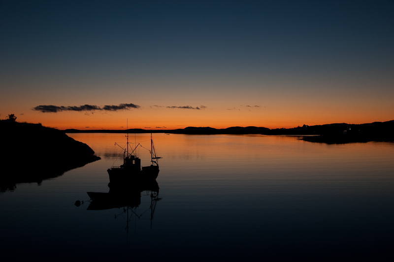 Norge - Knarrlagsund - Sunset