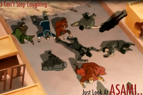 Oh, Asami... YOU SEE HER PLANKIN, THEY HATIN.