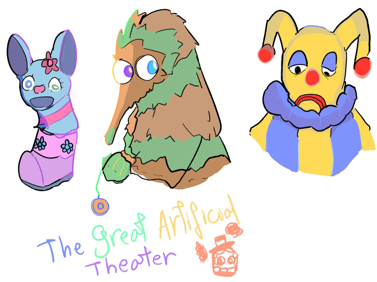 Abstracted characters fanart by NillyNile on DeviantArt