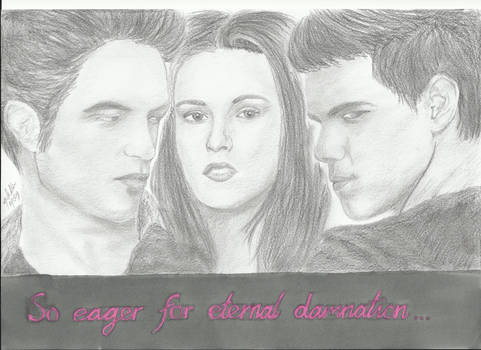 Edward, Bella and Jake