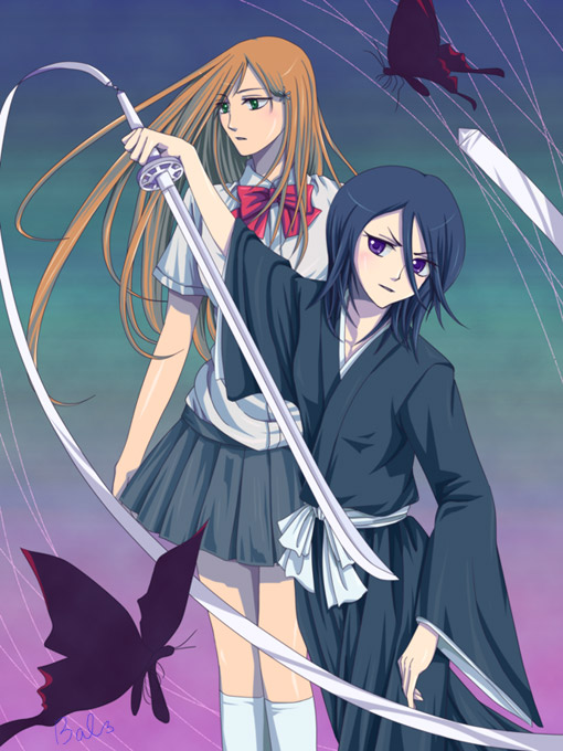 Bleach _ Rukia and Orihime