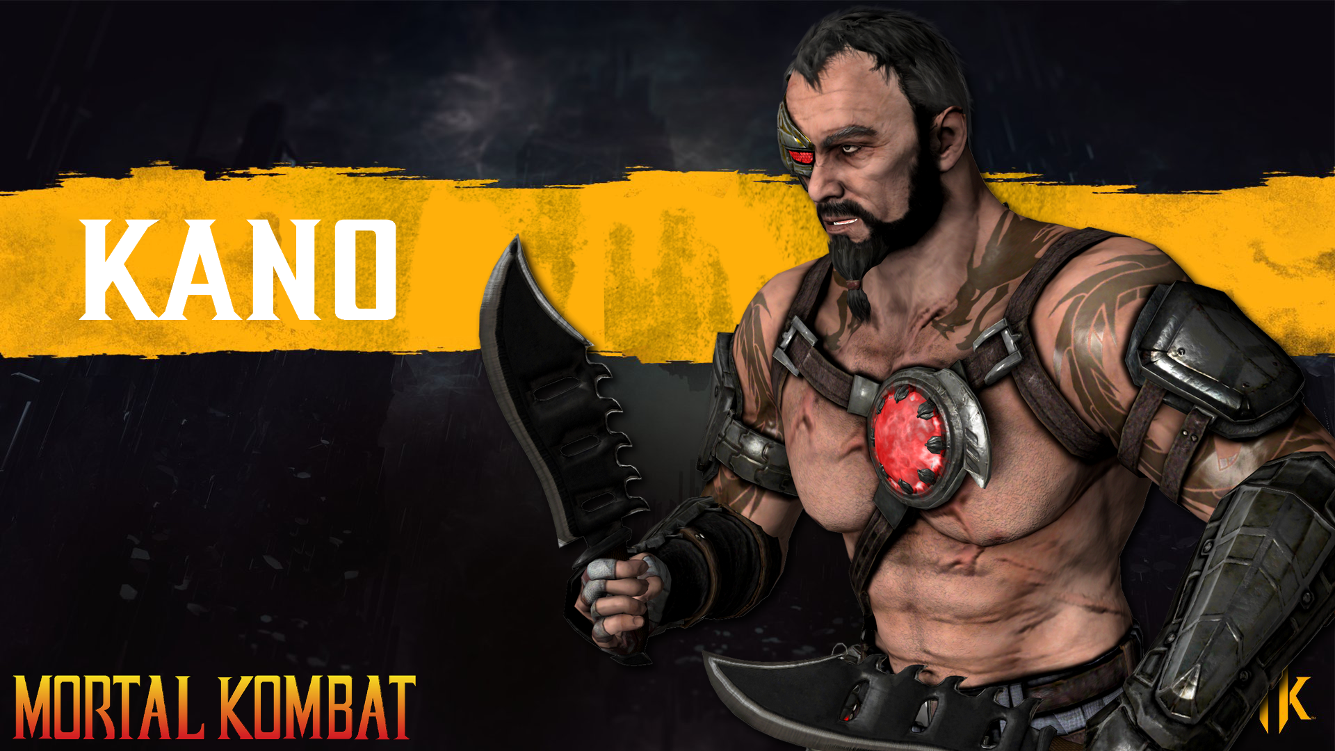 Mortal Kombat Characters - Kano by warewolff on DeviantArt