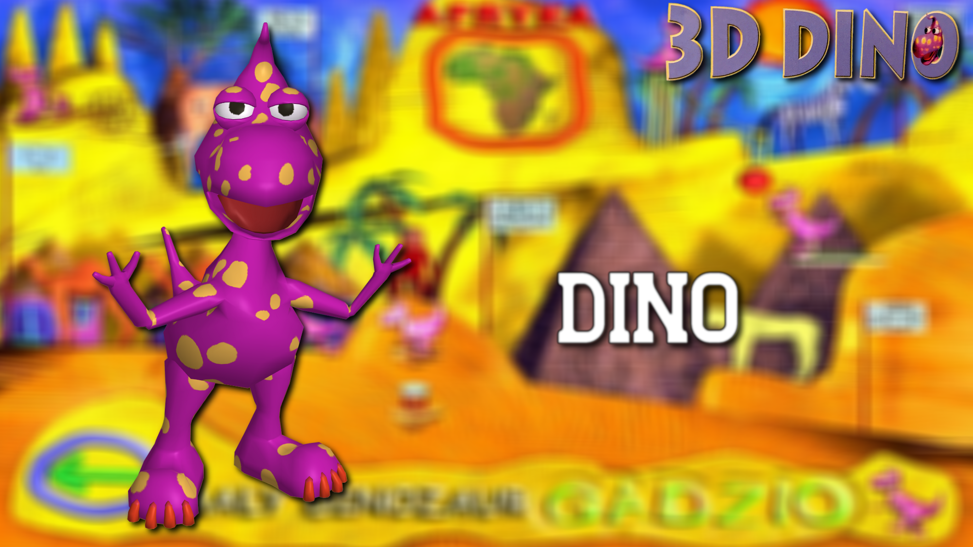 The Gaming Universe: 3D Dino by warewolff on DeviantArt