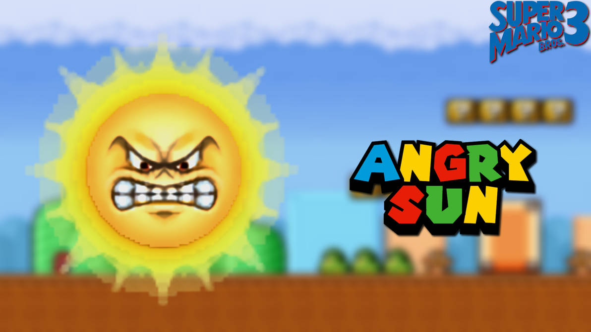 Super Mario: Angry Sun by warewolff on DeviantArt