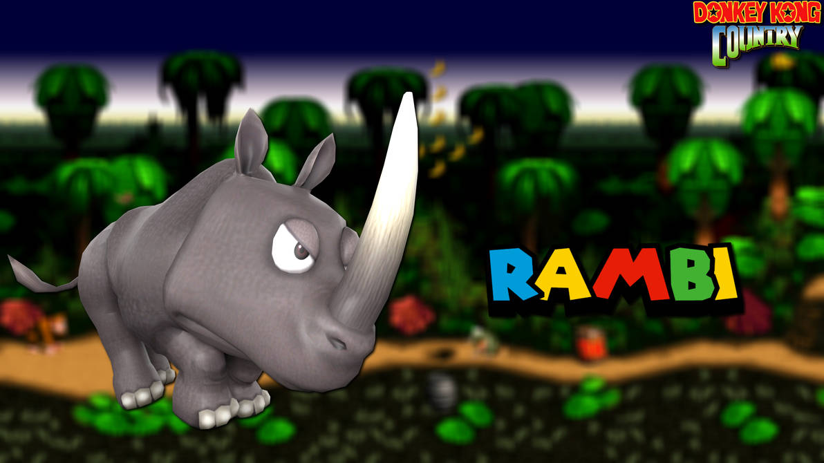 Iron Rambi Super Mario: Rambi by warewolff on DeviantArt