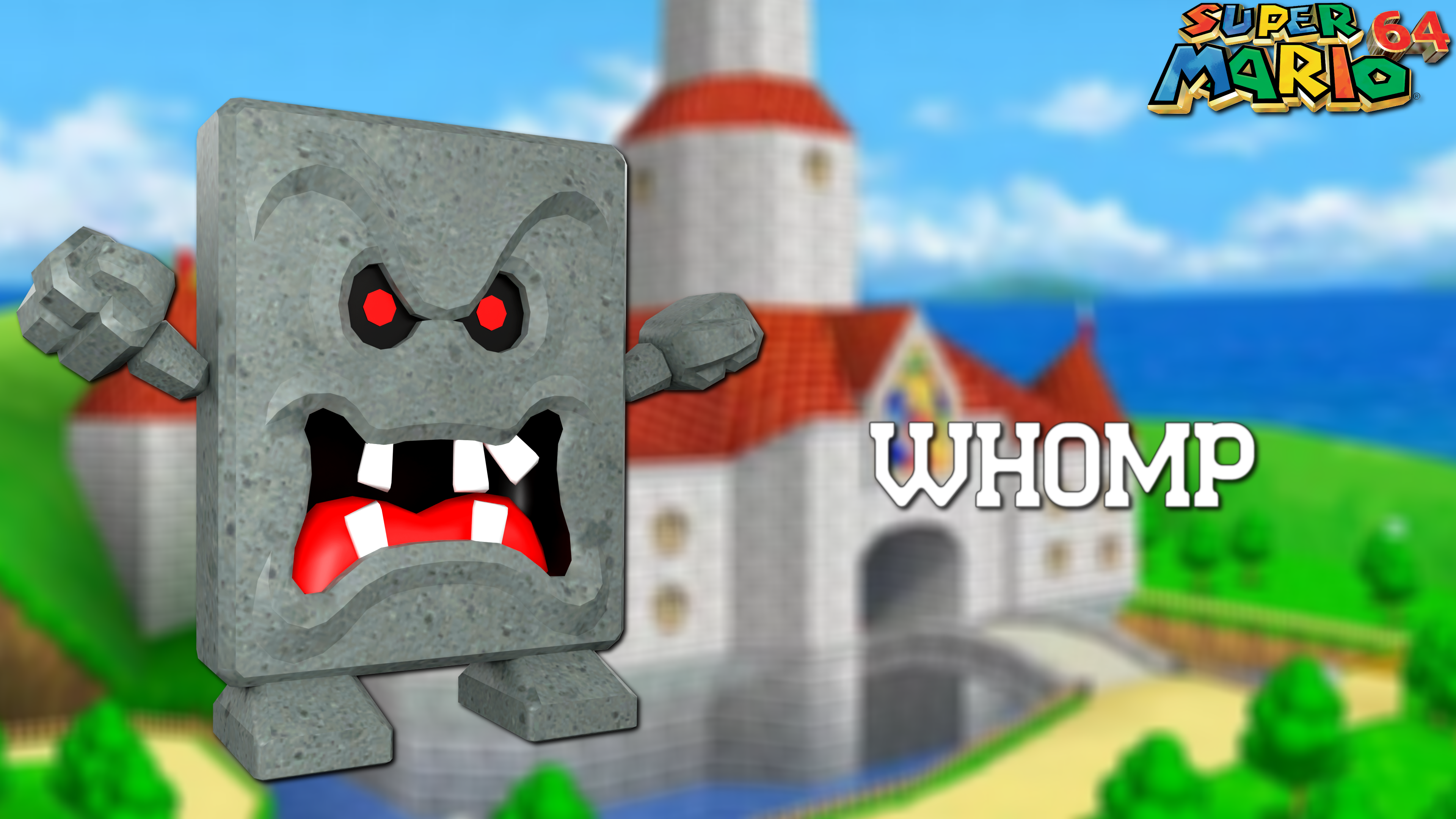 Super Mario 64: Whomp by warewolff on DeviantArt