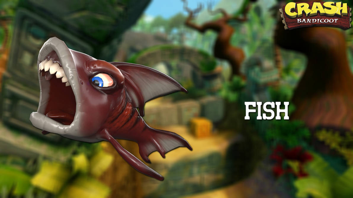 Crash Bandicoot: Fish (NST) by warewolff on DeviantArt
