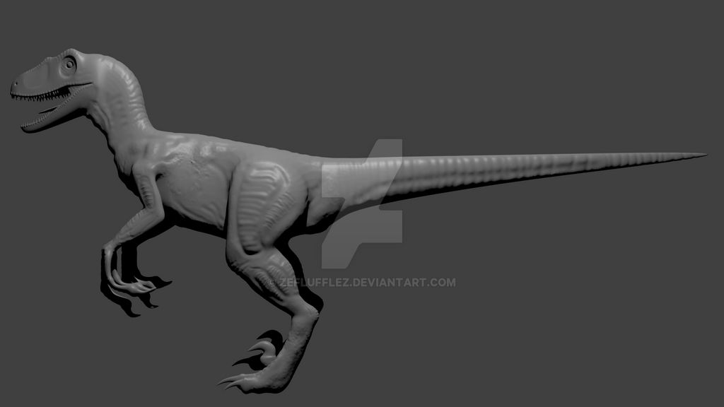 JP Male Raptor (Featherless) by ZeFlufflez on DeviantArt