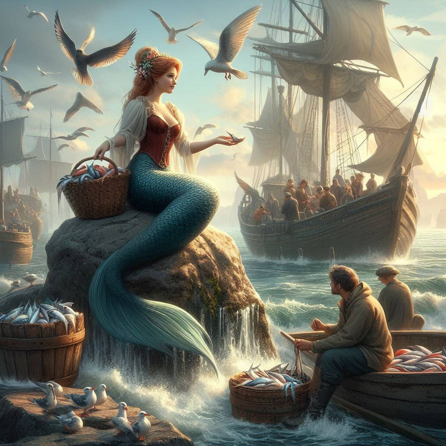 Schipper Sunday  “The Mermaid” Fantasy Collection Paint by Number