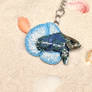 Blue Betta Fish Pendant