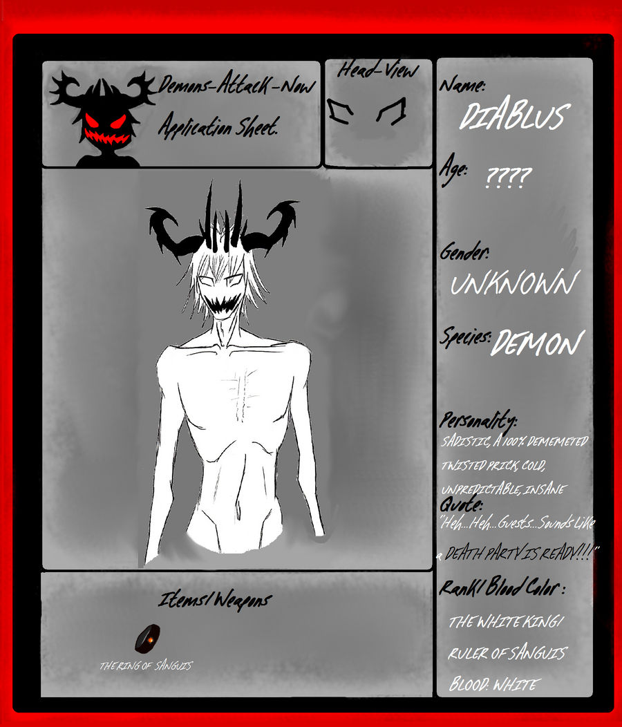 D.A.N Diablus The White King Application