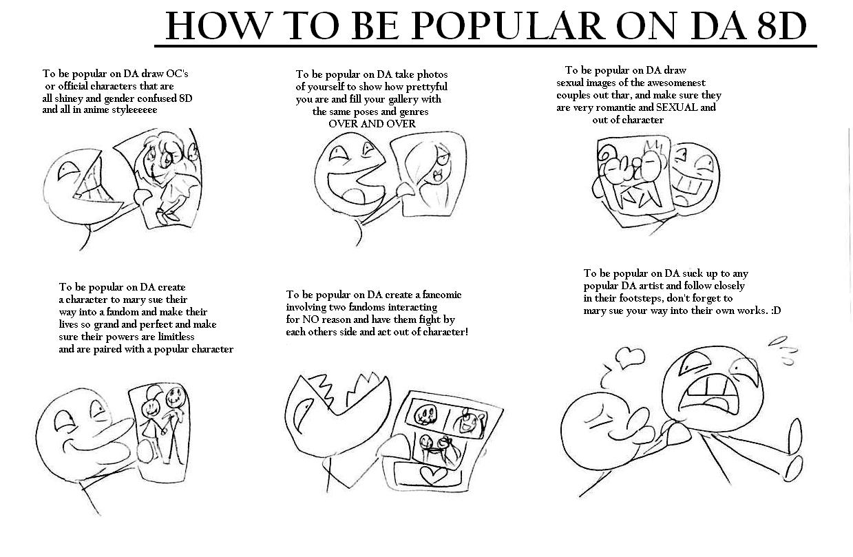How to be popular on DA