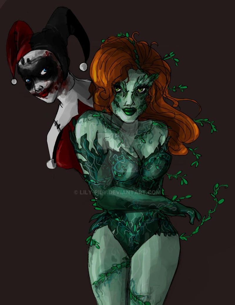 Dark Knight-Harley-PoisonIvy