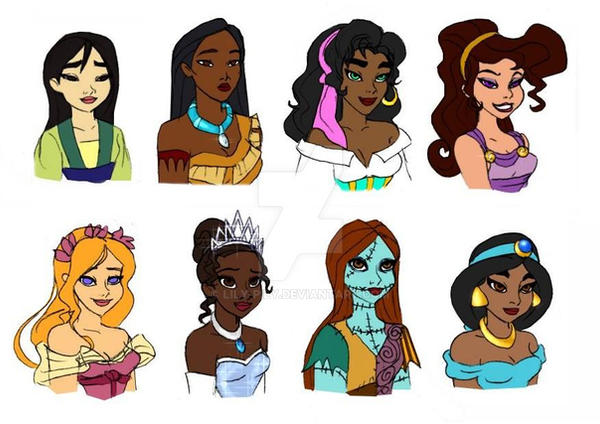 Disney gals by Lily-pily on DeviantArt