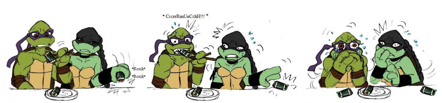 Plastic sushi TMNT