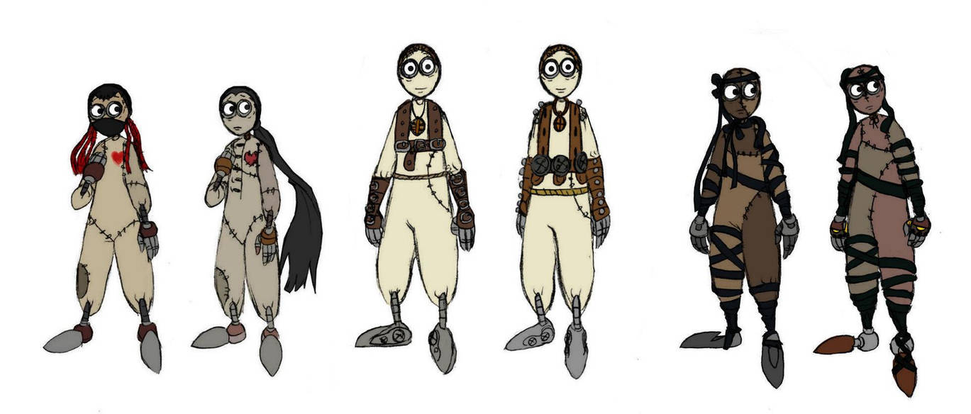 9 ocs - old VS new designs by Lily-pily on DeviantArt