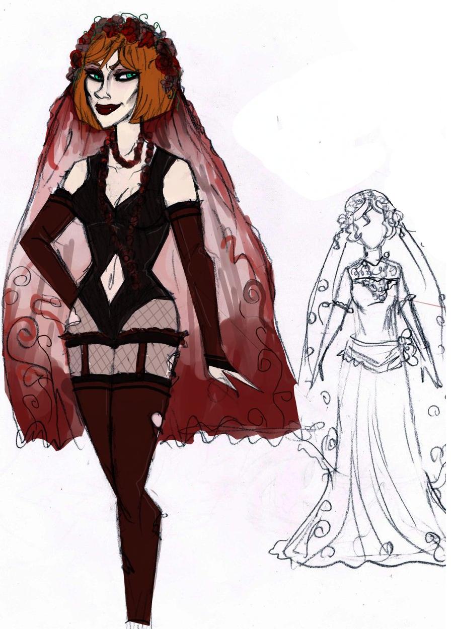 Blood Bride re-design sketch