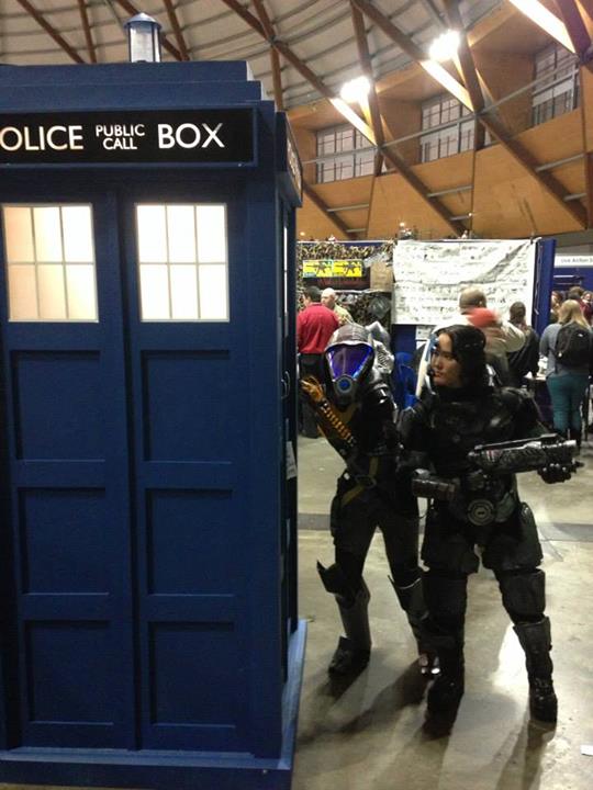 Storming the Tardis? ME3 Cosplays