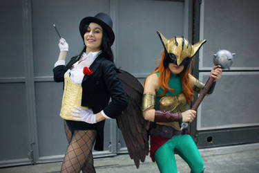 Zatanna and Hawkgirl