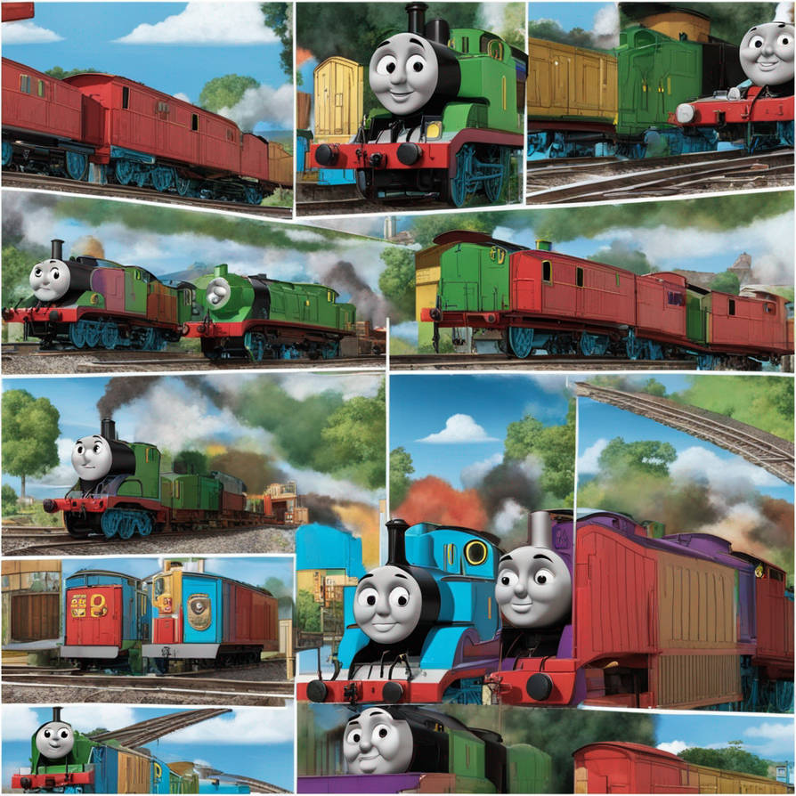 Martin Rides Thomas Thomas and friends on the railway by ZaneTrain272011 on DeviantArt