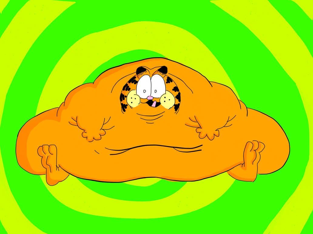Fat Garfield (11/29/16) by Carsaurus on DeviantArt