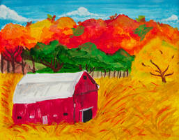 David Hockney Barn