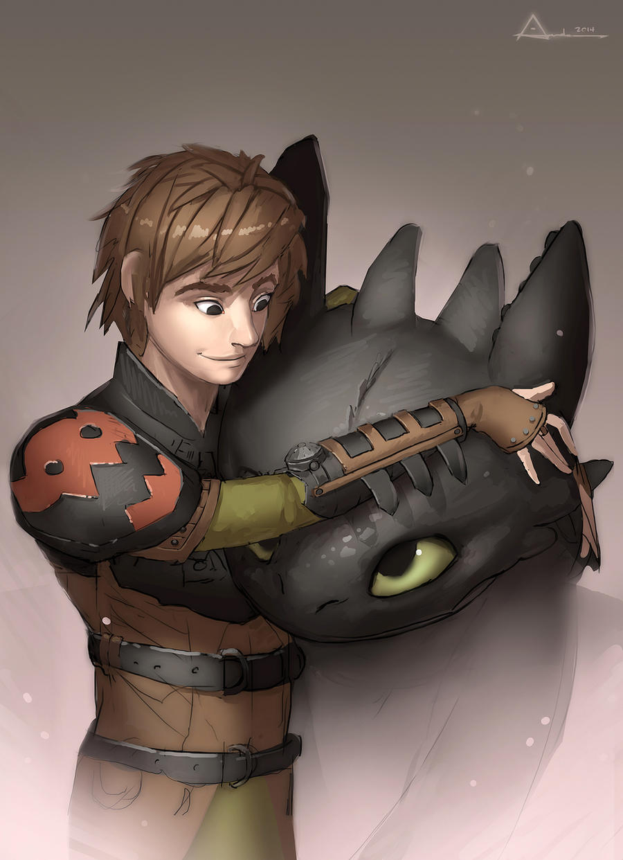 Hiccup and Toothless