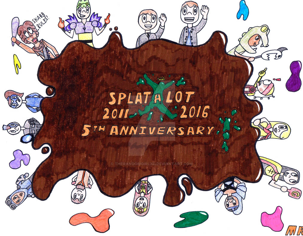 Splatalot's 5th Anniversary by TheRandomGirlXD on DeviantArt