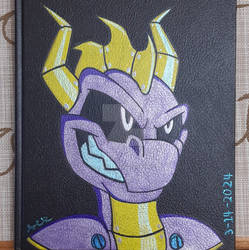 Metal Spyro (Metallic Marker Drawing)