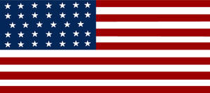 United States flag - Civil War