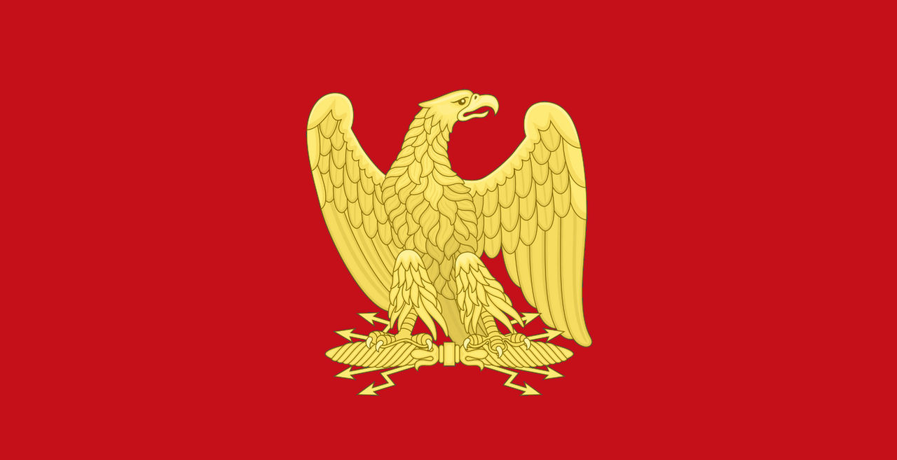 Alternative Rome Flag Roman Empire Flag Poster The Roman Empire Flag – Muurposter
