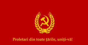 Romania revolutionary communist flag