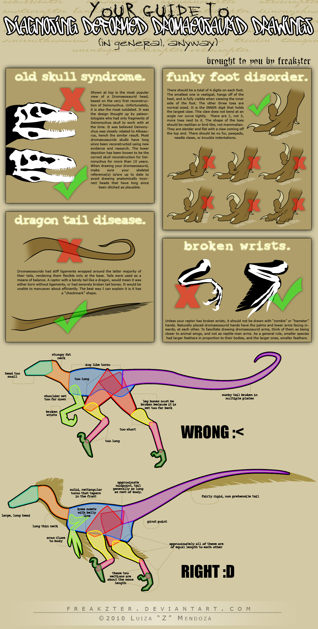 TUTORIAL: how to draw raptors