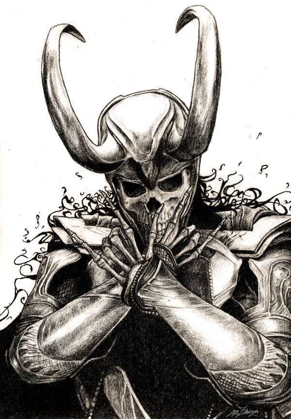 Skull Loki by ZeeMendoza on DeviantArt