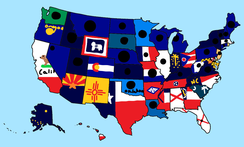Us state flags by MissPupperton on DeviantArt