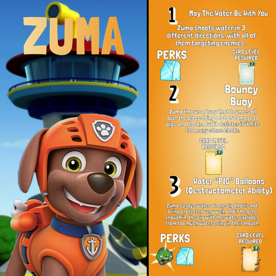 PAW Patrol - Get ready to dive into adventure with Zuma and the PAW Patrol  in 12 seriously wet rescues! 'Zuma's Water Rescues!' pack is now available  on iTunes.