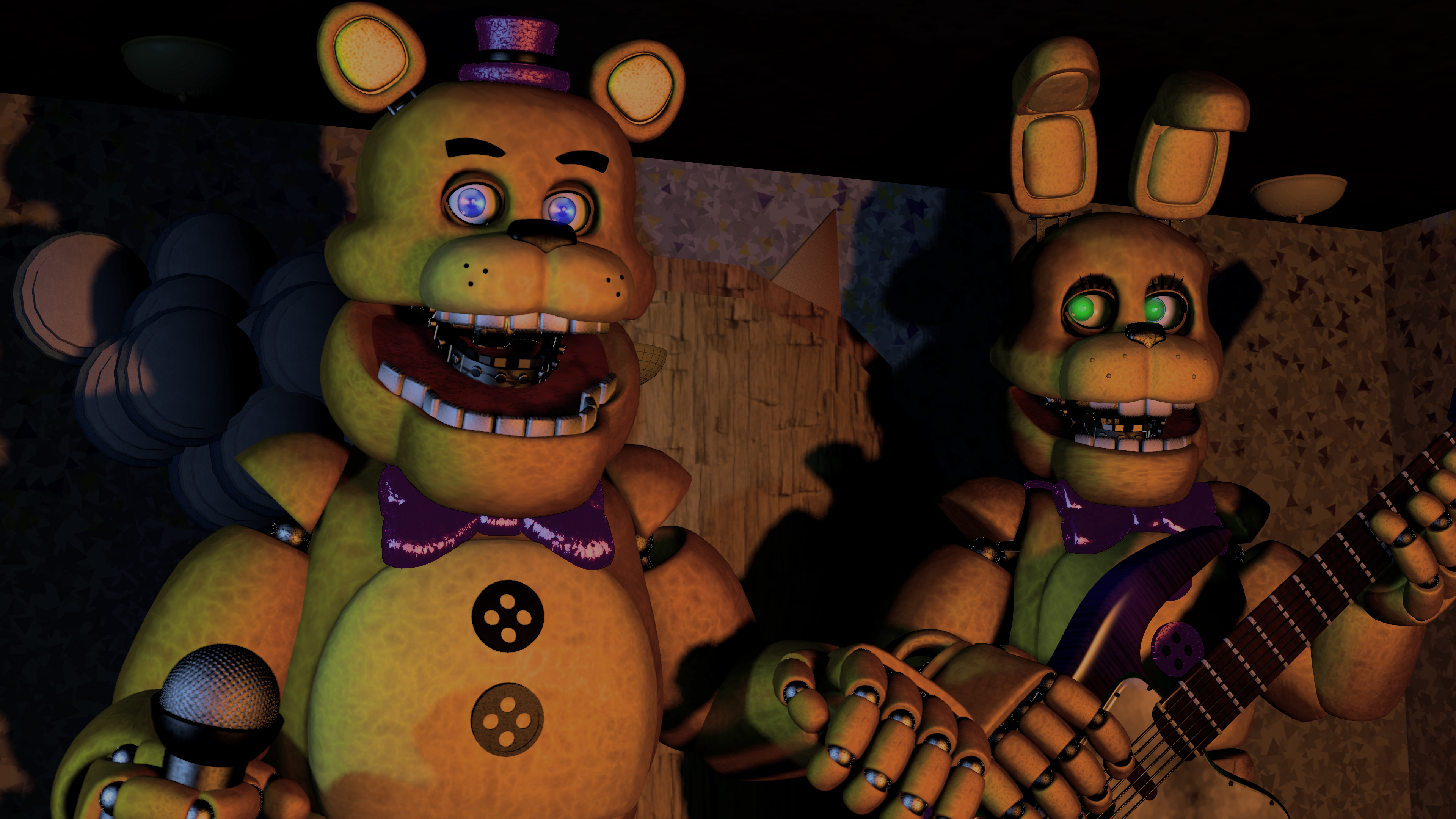 Xander2907 on Game Jolt: [SFM/FNAF] Fredbear and SpringBonnie