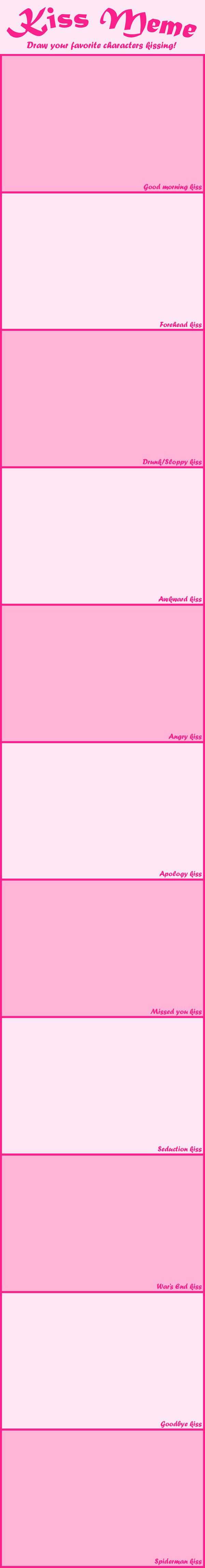 My Blank Kiss Meme