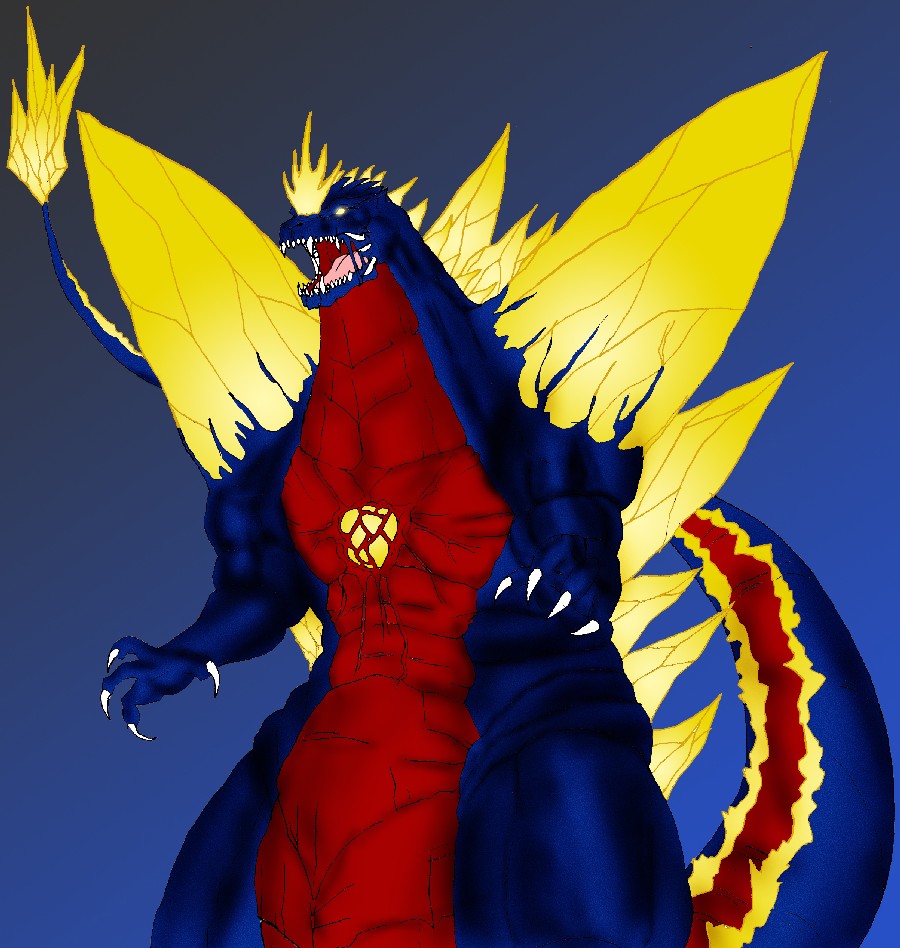 Space Godzilla redesign