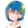 Earth-Chan crying render