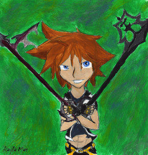 Sora- Double Keyblades by Square-Enix-Club on DeviantArt