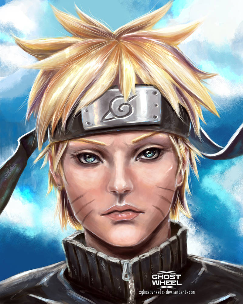 Naruto Uzumaki portrait by xghostwheelx Naruto Uzumaki portrait by xghostwheelx