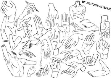 Hands and arms study - daily sketch