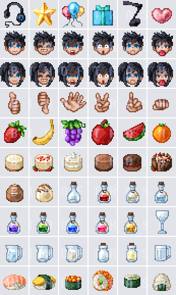 Pixel icon bits