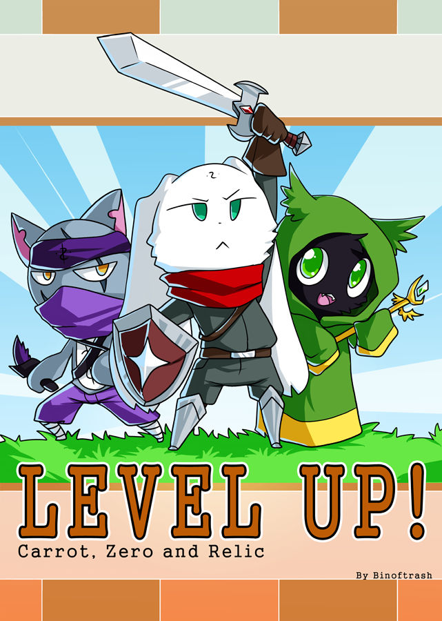 Level Up - Comic Cover by binoftrash on DeviantArt